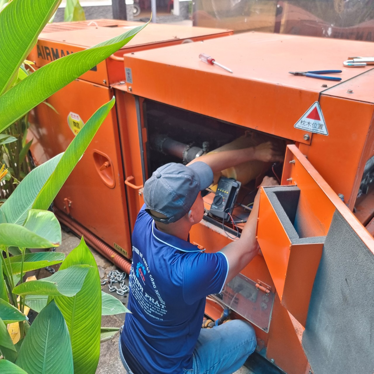 HÌnh ảnh thực tế sửa chữa - bảo dưỡng máy phát điện tại An Thịnh Phát