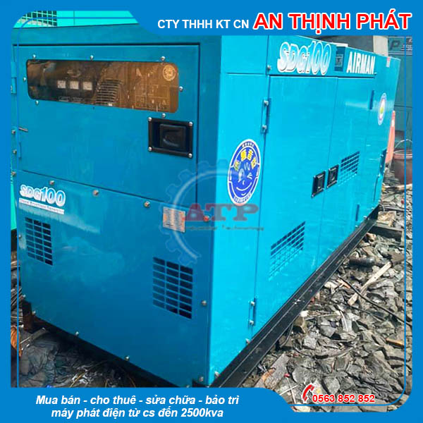 Máy phát điện Airman 100kva 80kw