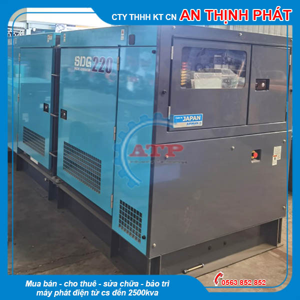 Máy phát điện Airman 220kva 176kw