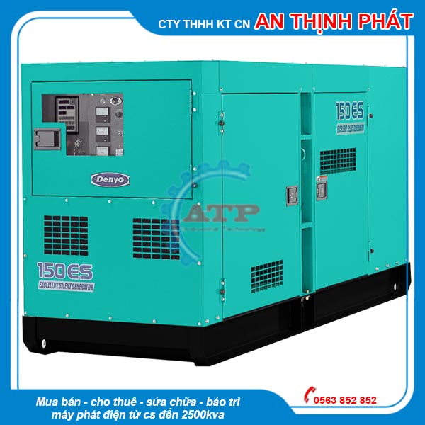 Máy phát điện Denyo 3 pha 125kva DCA-150ESK