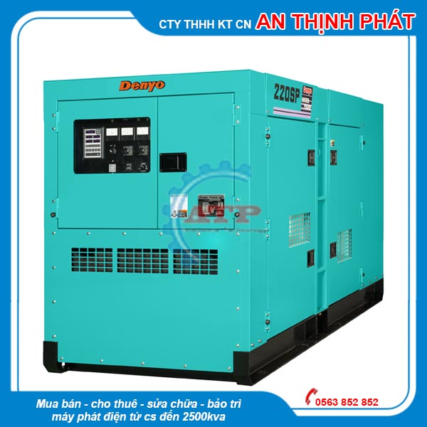 Máy phát điện Denyo 3 pha 200kva DCA-220SPK