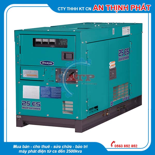 Máy phát điện Denyo 3 pha 20kva DCA-25ESK