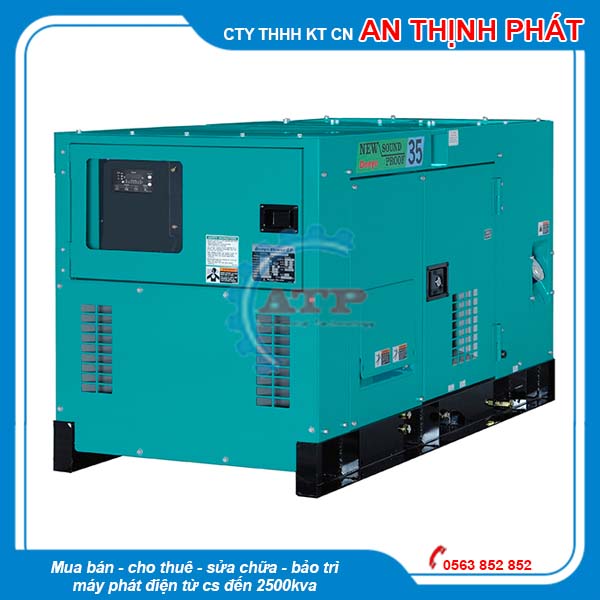 Máy phát điện Denyo 3 pha 30kva DCA-35SPK