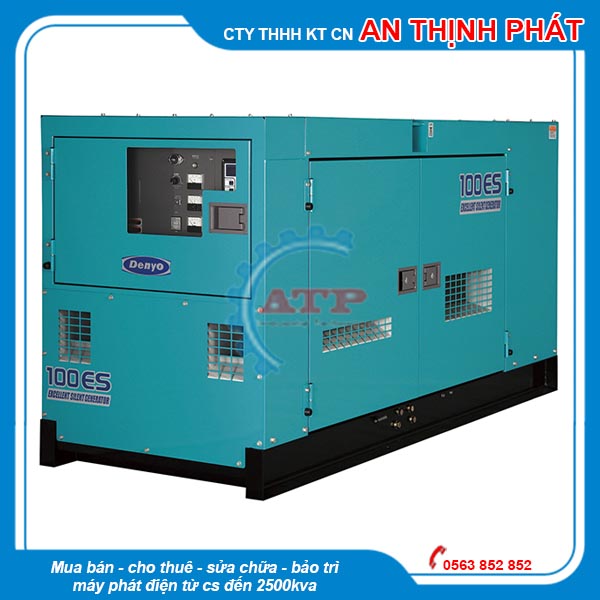 Máy phát điện Denyo 3 pha 80kva DCA-100ESI