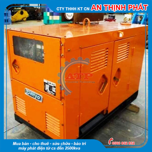 Máy phát điện Denyo 40kva 32kw cũ