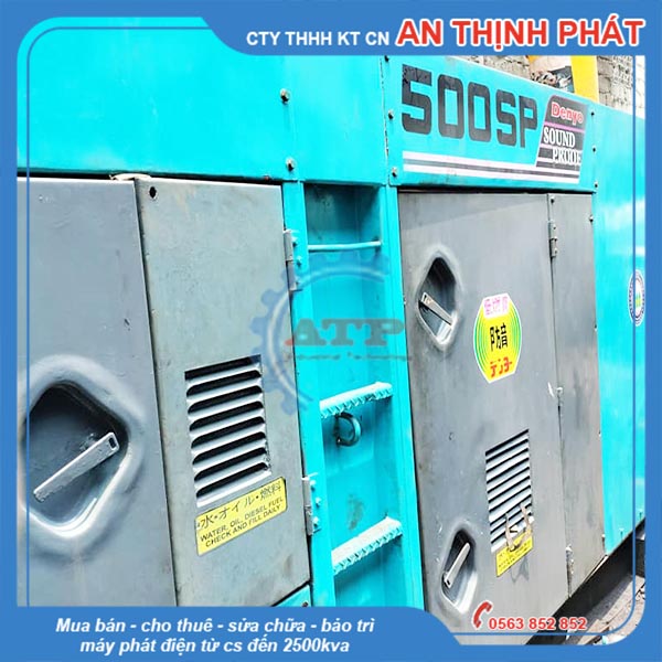 Máy Phát Điện Denyo 500kva 400kw cũ