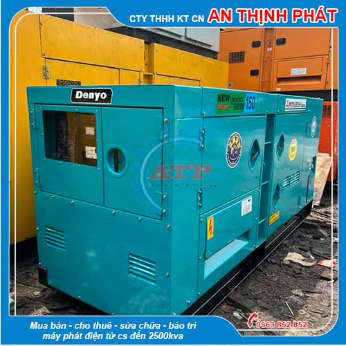 Máy Phát Điện Denyo 150kVA 120kw cũ
