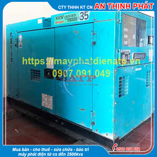 Máy Phát Điện Denyo 35kva 28kw cũ