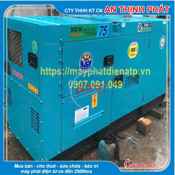Máy Phát Điện Denyo 75kVA 60kw cũ