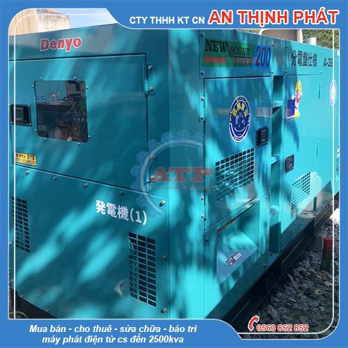 Máy Phát Điện Denyo 200kVA 160kw cũ