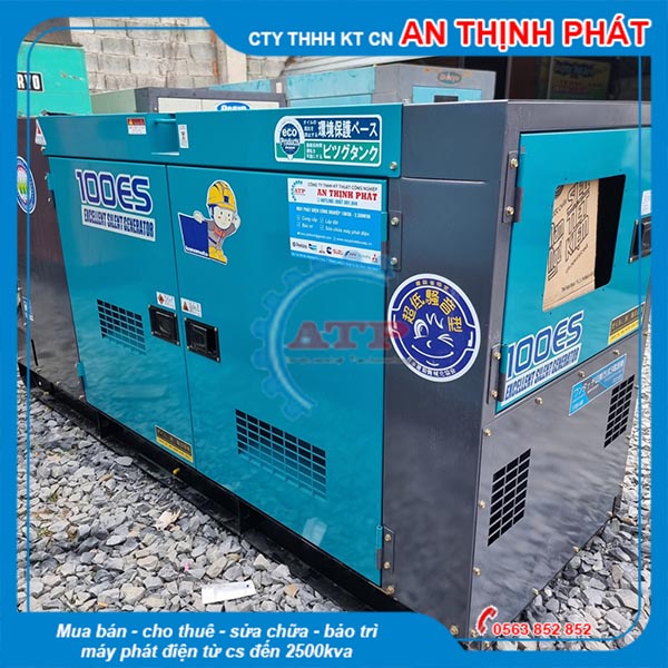 Máy Phát Điện Hino 100kva 80kw cũ