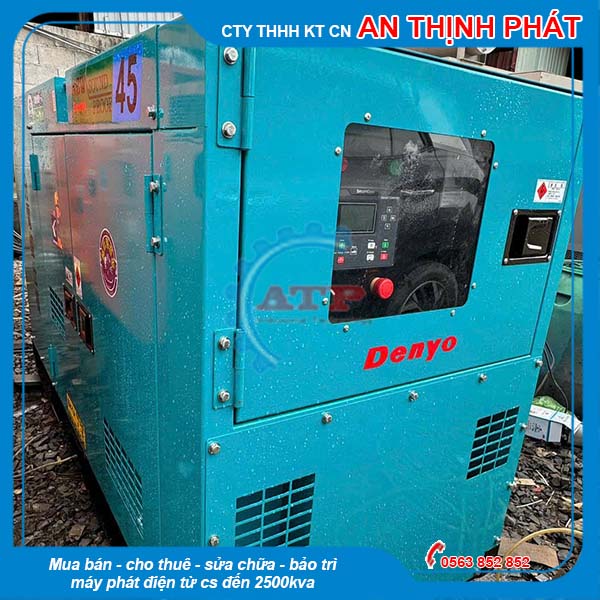 Máy phát điện Isuzu cũ 45kVA 