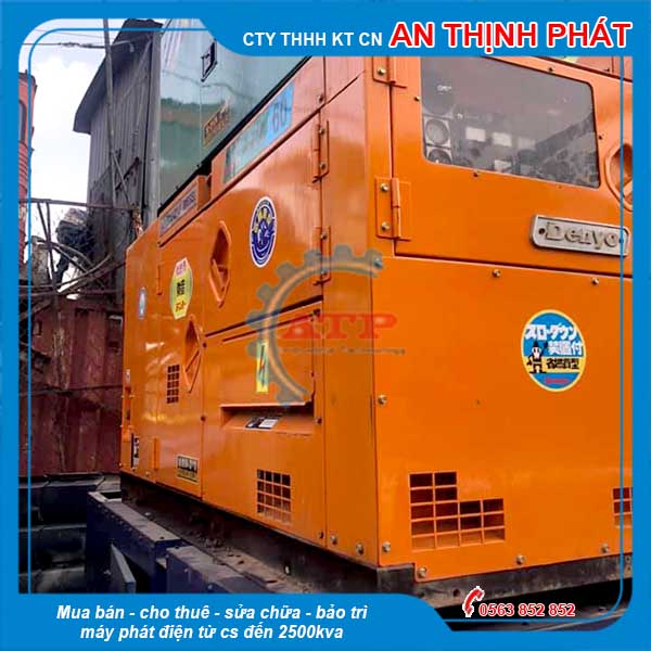 Máy phát điện Isuzu cũ 60kVA 