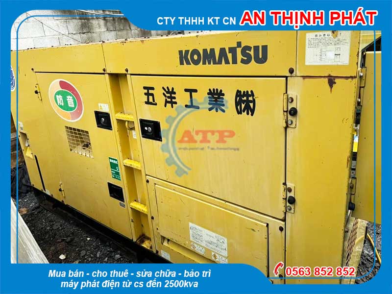 Máy phát điện Komatsu cũ