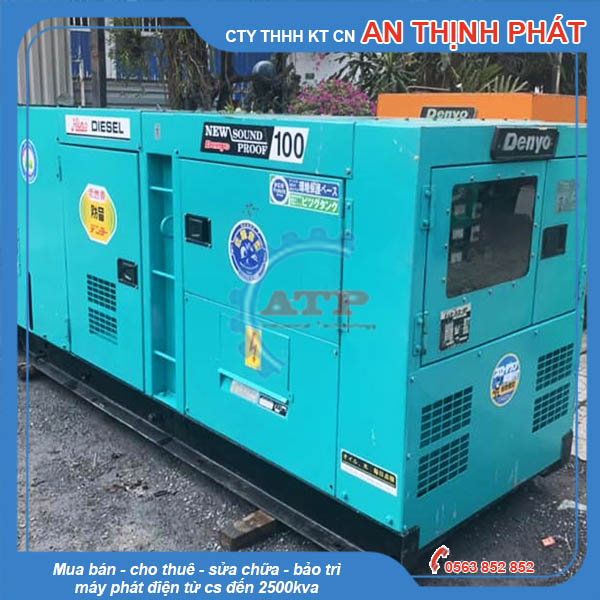 Máy Phát Điện Komatsu 100kVA 80kw cũ