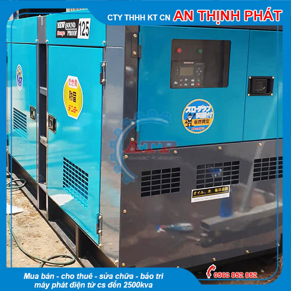 Máy Phát Điện Komatsu 125kVA 100kw cũ