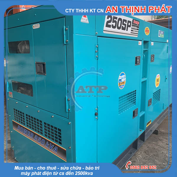 Máy Phát Điện Komatsu 250kVA 200kw cũ
