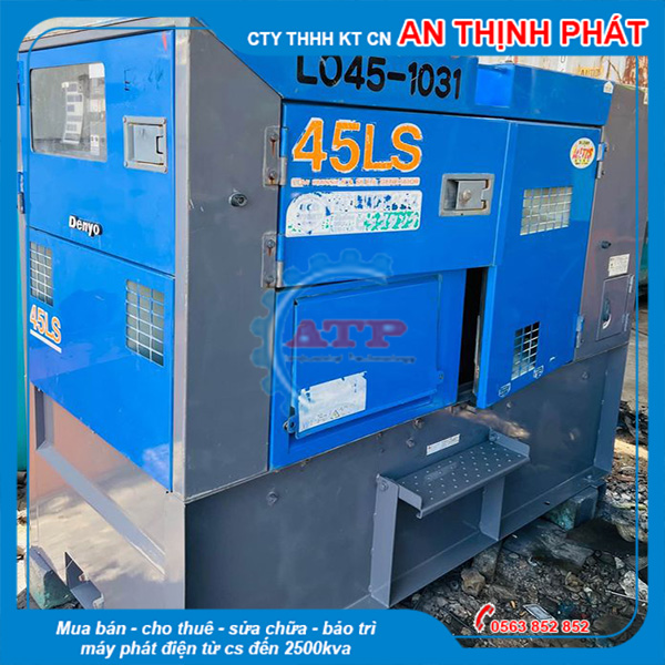 Máy Phát Điện Kubota 45kVA 36kw cũ