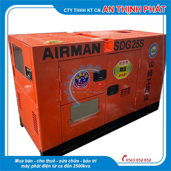 Máy phát điện Mitsubishi 25kVA 20kW cũ