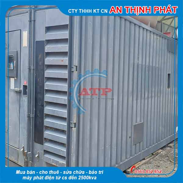 Máy phát điện Mitsubishi 1500kVA 1200kW cũ