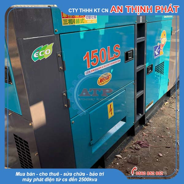 Máy phát điện Mitsubishi cũ 150kVA 120kW