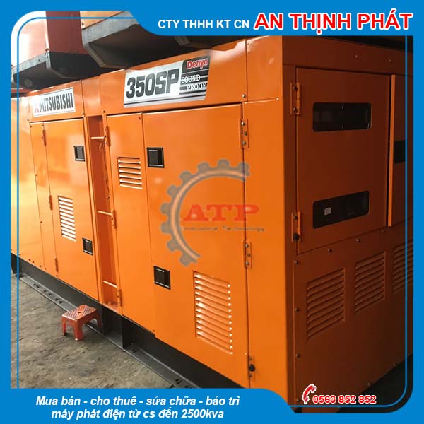 Máy phát điện Mitsubishi 350kVA 280kW cũ