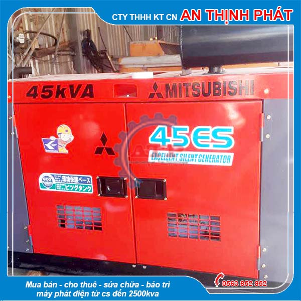 Máy phát điện Mitsubishi 45kVA 36kW cũ