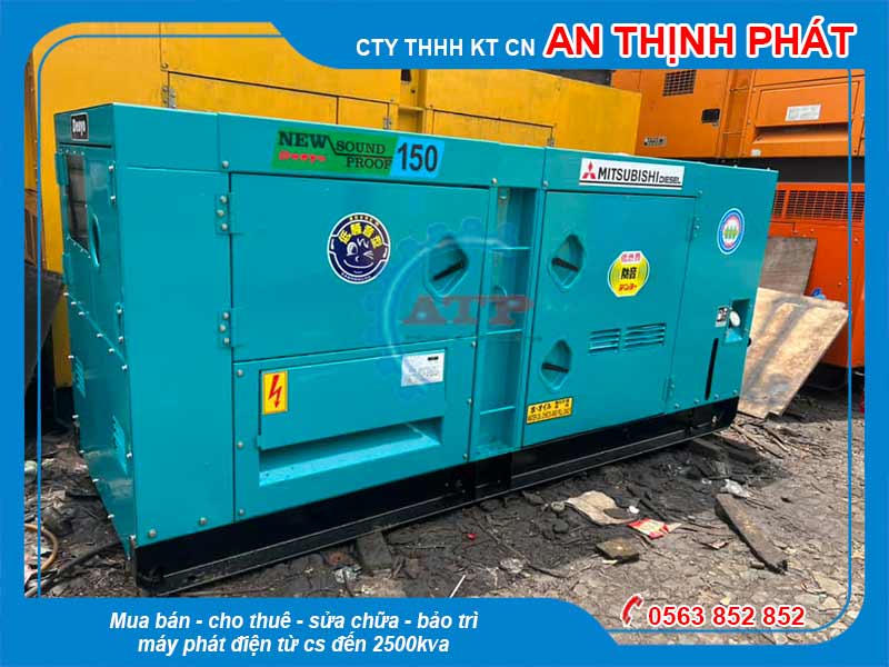 TOP 3 Máy Phát Điện Nhật Bãi 150kVA 120kW
