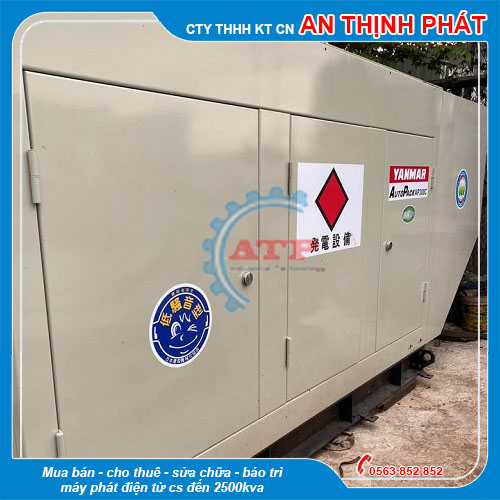 Máy phát điện Yanmar 300kva 240kw
