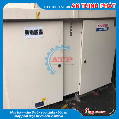 Máy phát điện Yanmar 200kva 160kw
