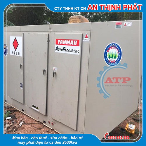 Máy phát điện Yanmar 220kva 176kw