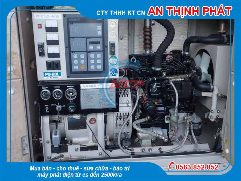 Máy phát điện Mitsubishi công suất 20kva 16kw 3 pha