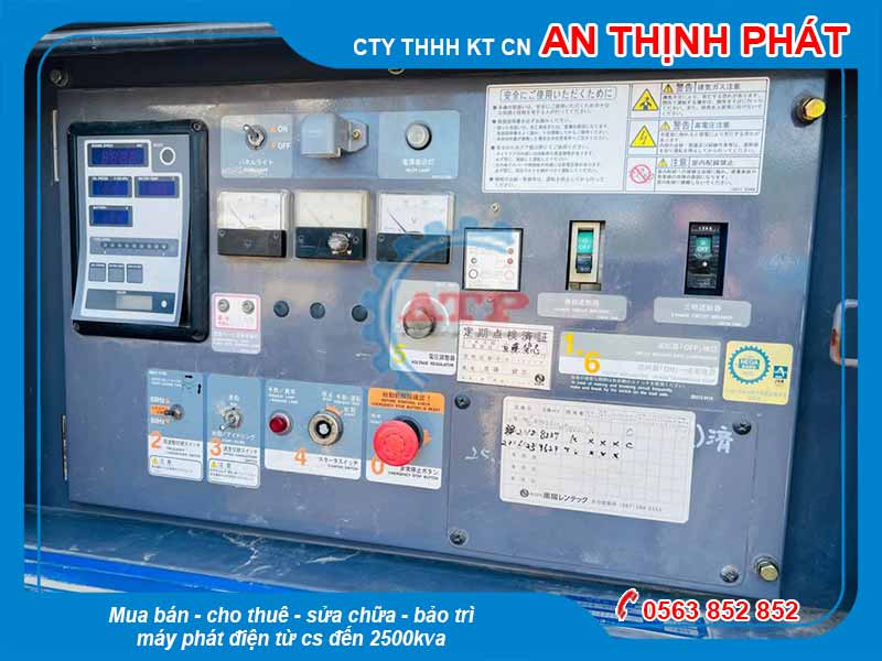 Tủ điều khiển Tiêu chuẩn Kubota 45kva 36kw nhật bãi