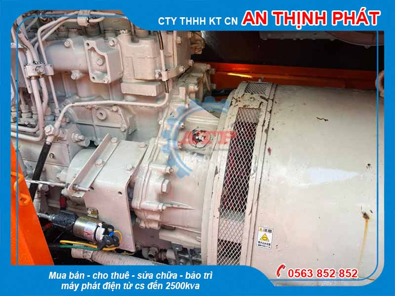 Đầu Phát điện Máy phát điện Mitsubishi nhật bãi cũ 80kva 64kw