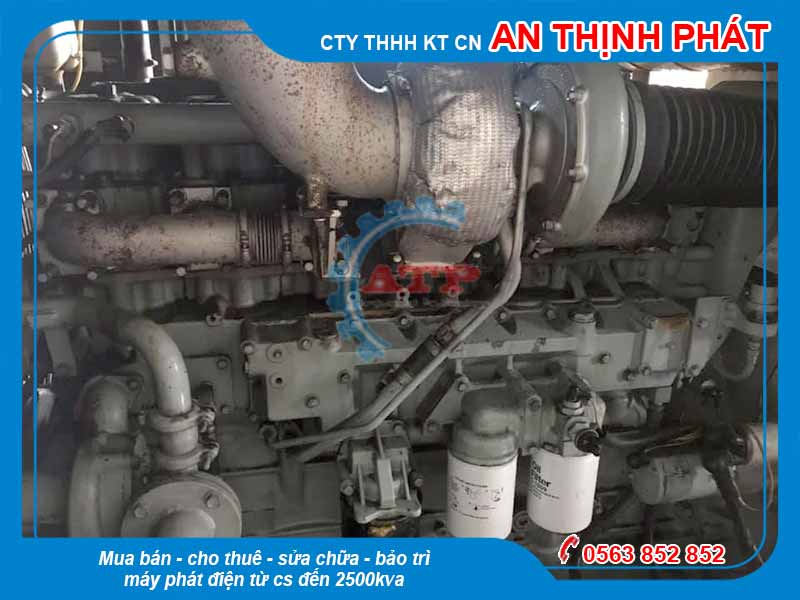 Động cơ máy phát điện Mitsubishi Nhật bãi cũ 600kva 480kw