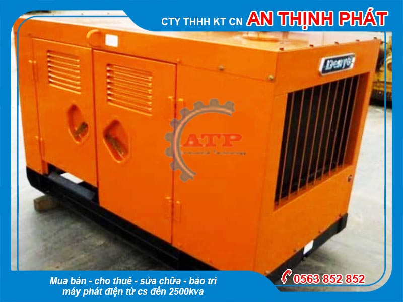 Máy phát điện Denyo 40kva 32kw hàng cũ nhập bãi từ Nhật