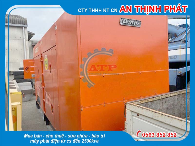 Máy phát điện Denyo 3 pha công suất 450kva 360kw