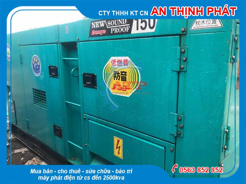 Máy phát điện Denyo 150kva 120kw