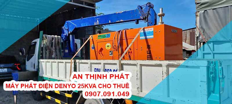 Cho thuê máy phát điện Denyo 25kva giá rẻ