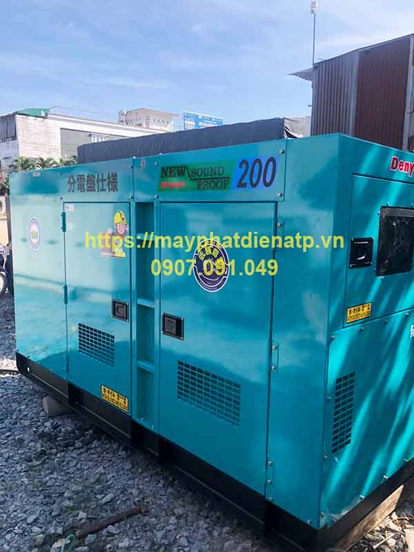 Máy phát điện Denyo công suất 200kva 160kw 3pha giá tốt