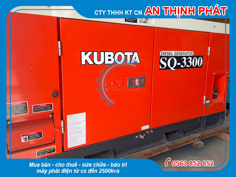 Máy phát điện  Kubota 30kVA 24kw Nhật bãi cũ