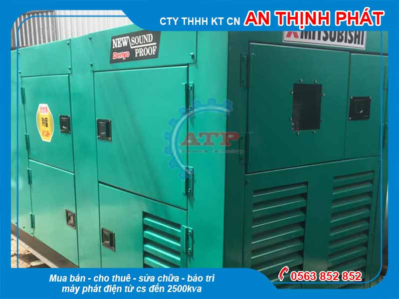 máy phát điện Mitsubishi Nhật bãi cũ 175kva 140kw