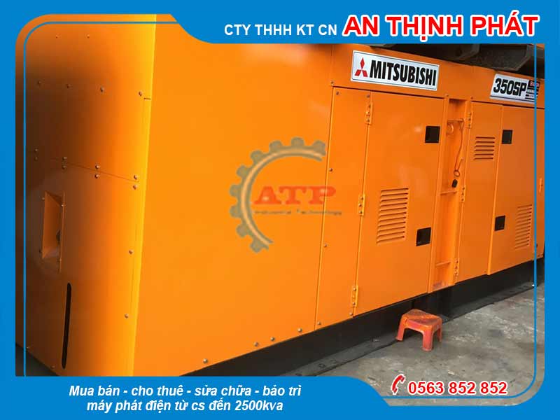 Máy phát điện nhật bãi Mitsubishi 350kva 280kw cũ