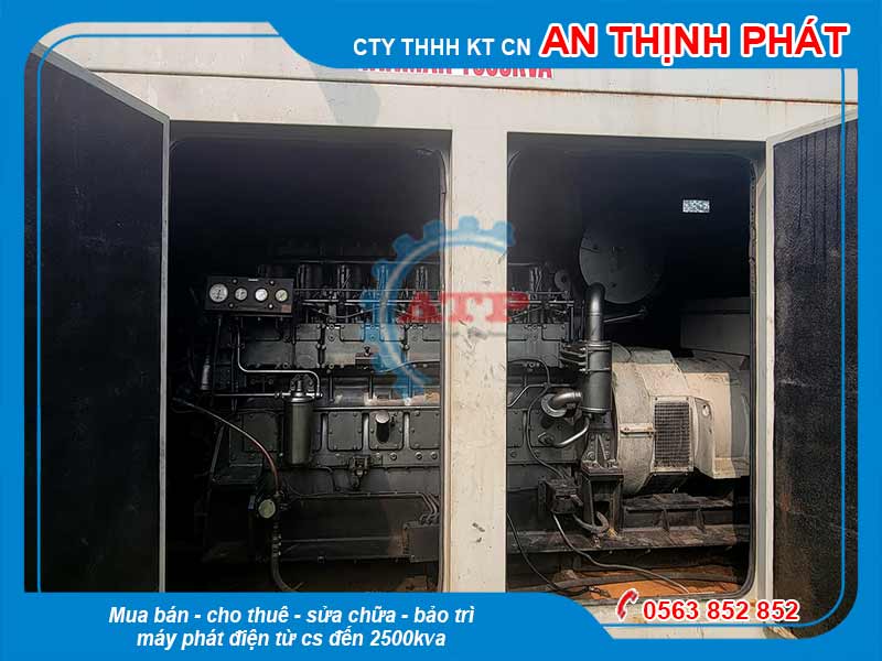 Máy phát điện Yanmar Nhật bãi cũ công suất 1000kva 800kw cũ giá rẻ